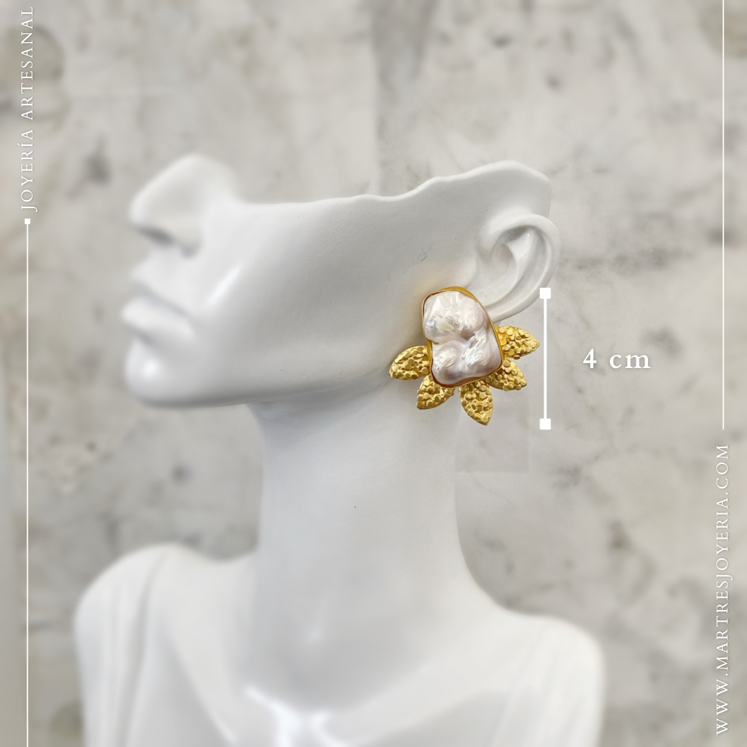 Aretes Sun Pearl