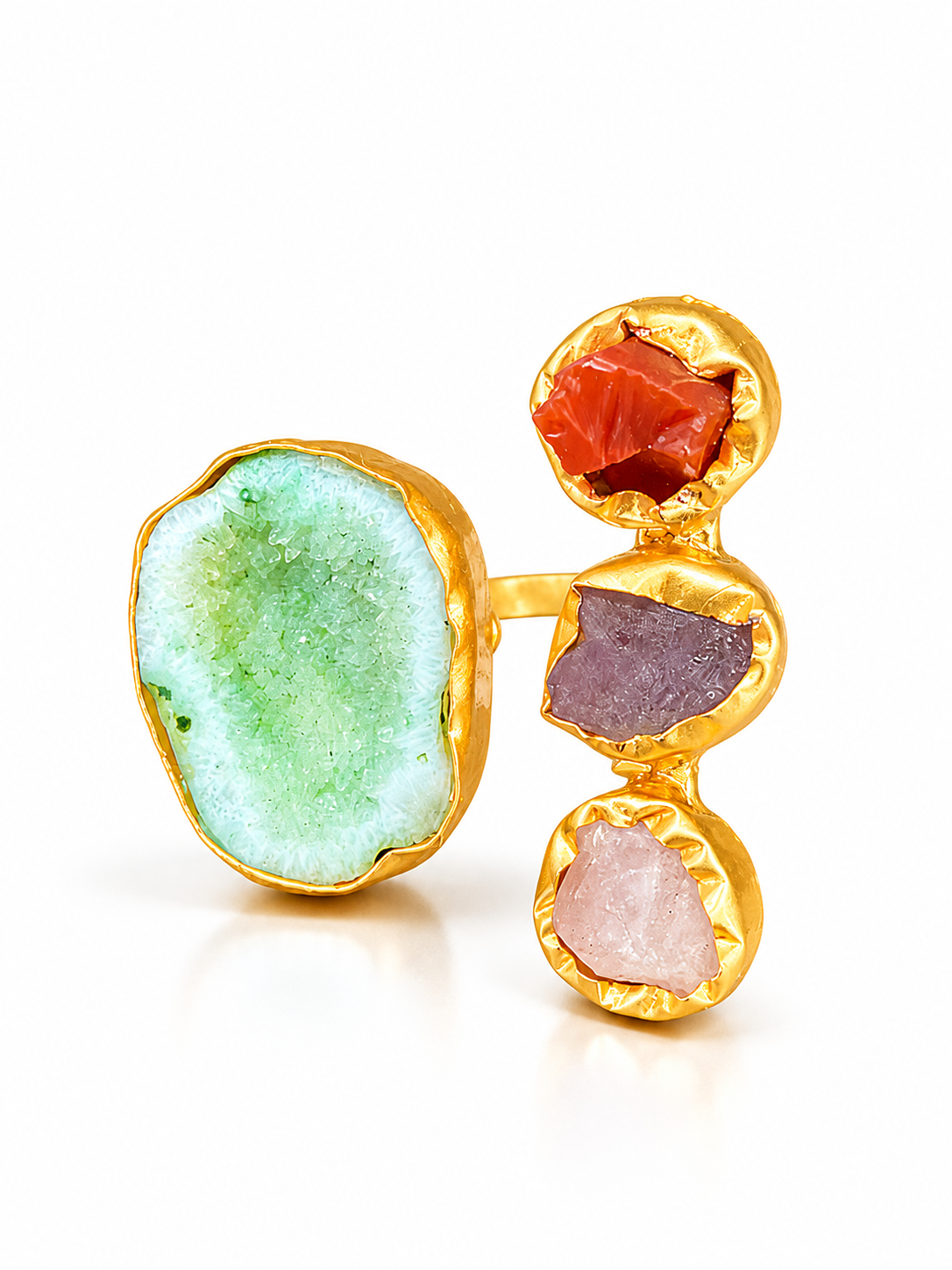 Anillo Bold Multistone