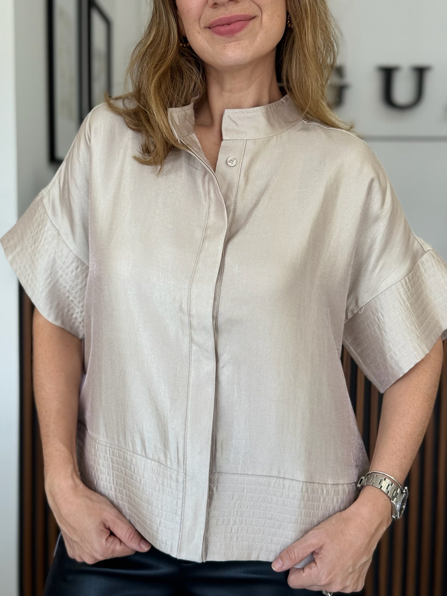 Blusa Texturas Minimal