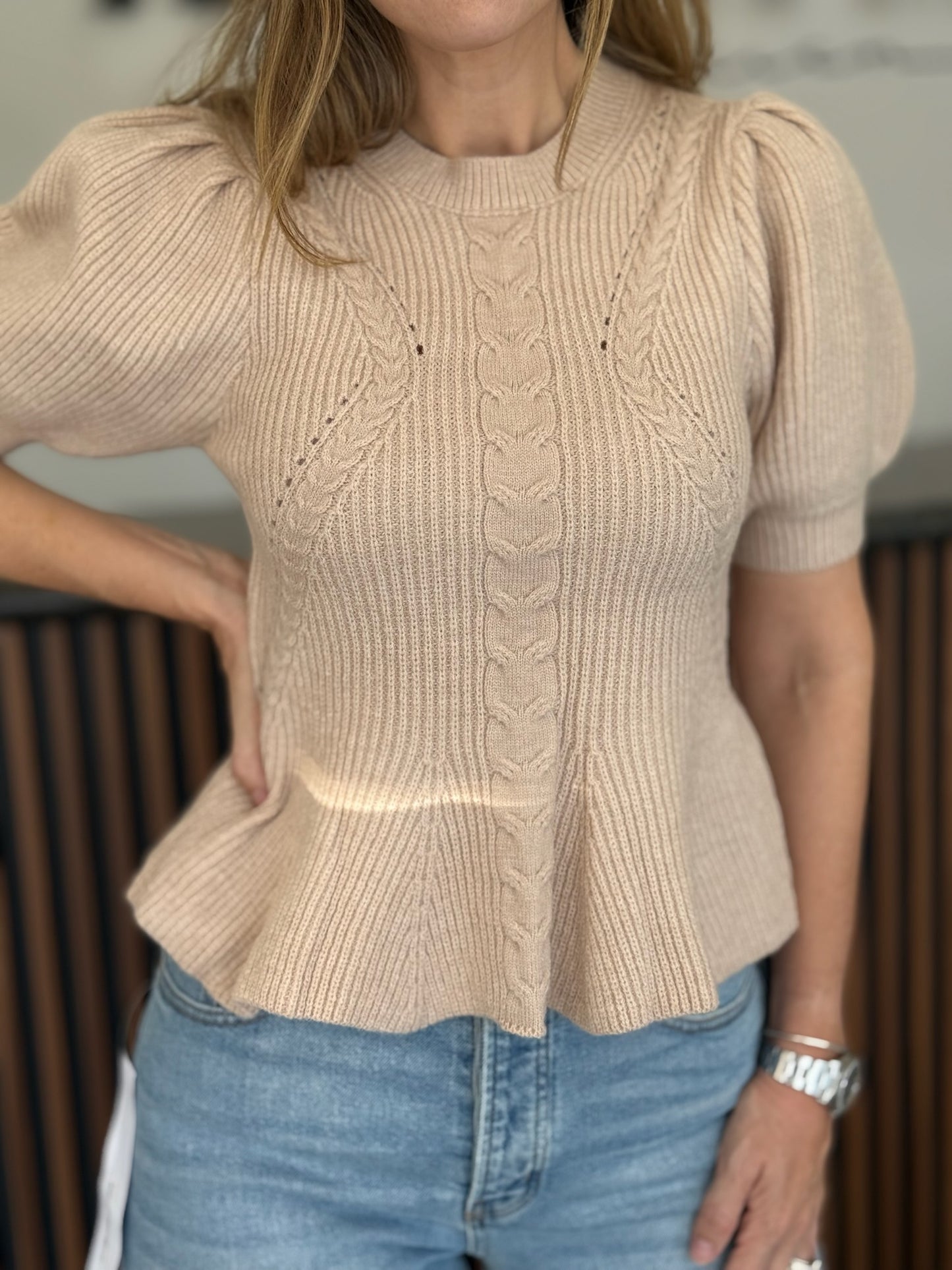 Blusa Acampanda + Mangas estilo globo