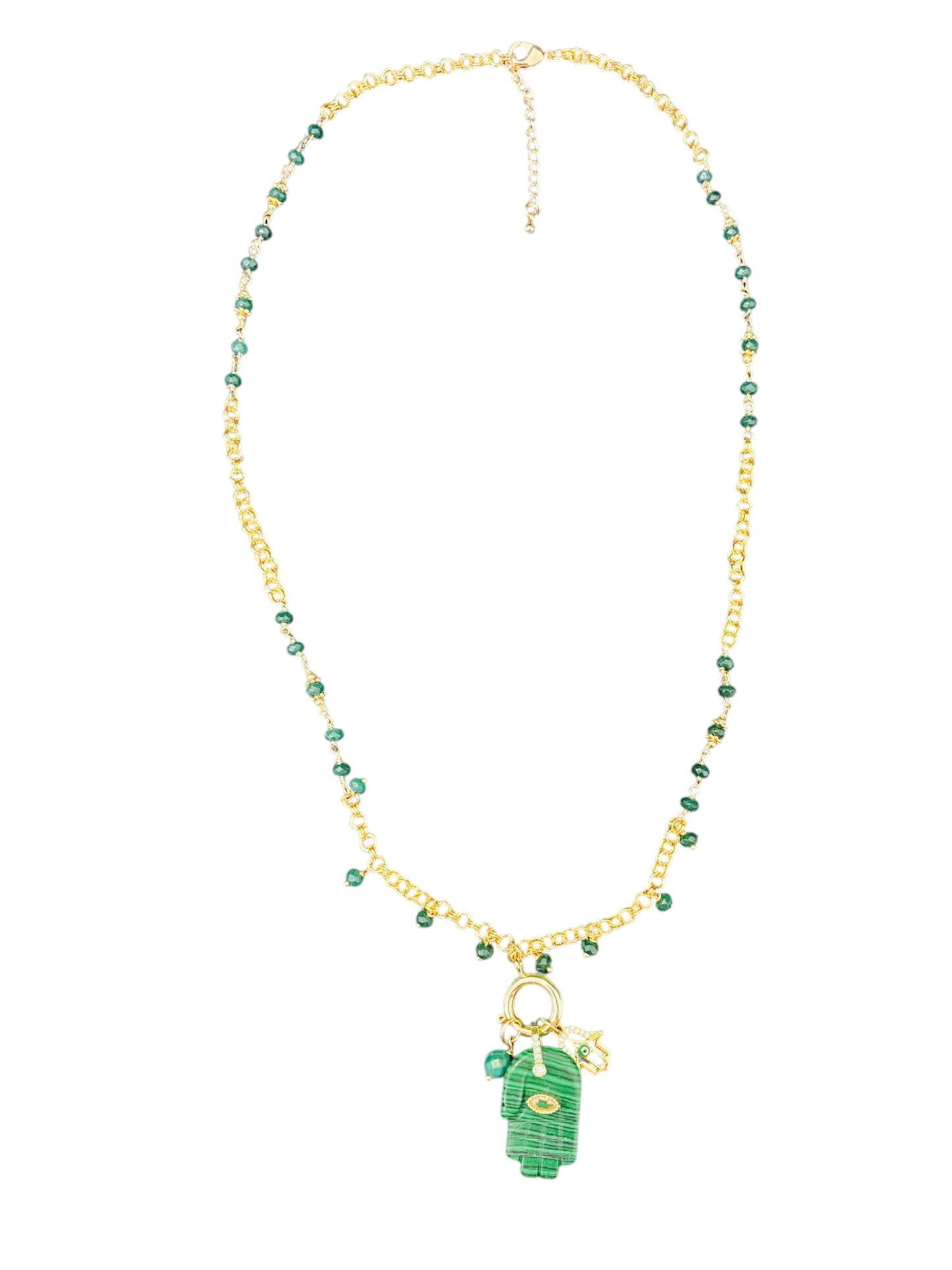 Collar Malachite Hand