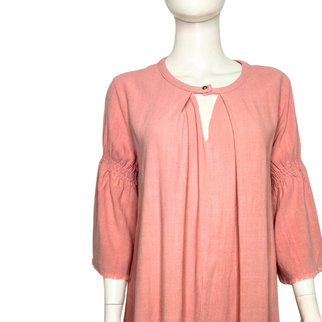 Vestido Boho Manga Larga