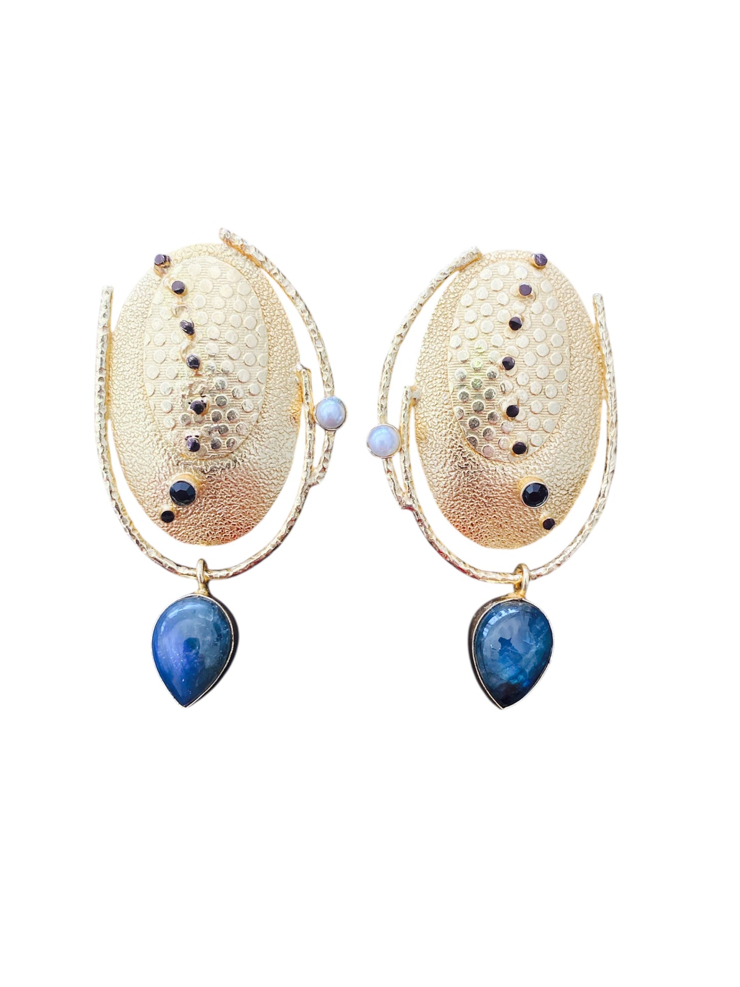 Aretes Azul Constelación