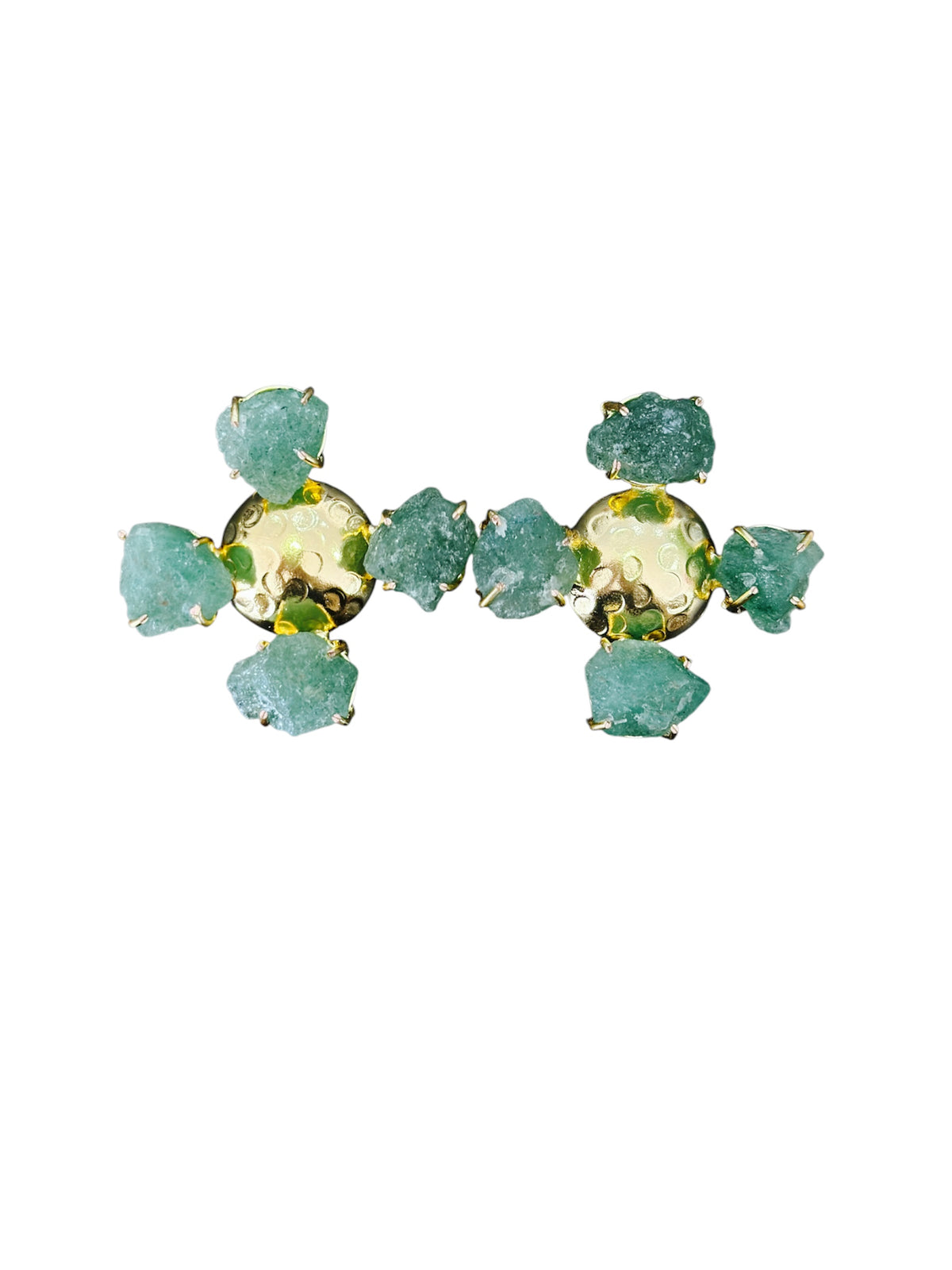 Aretes Emerald Stone