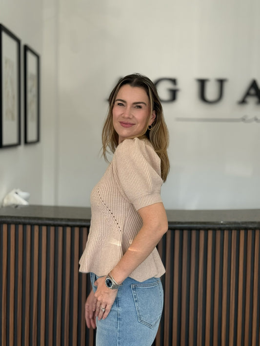 Blusa Acampanda + Mangas estilo globo