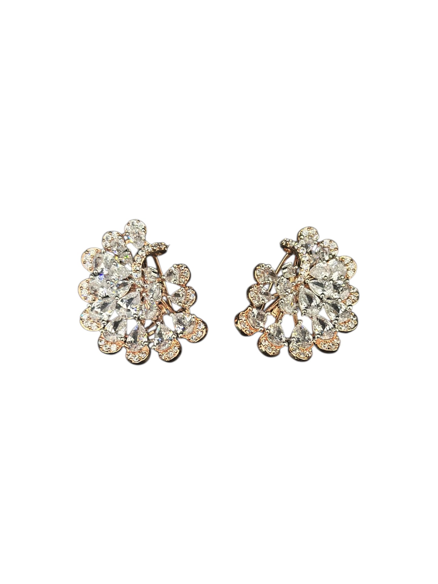 Aretes Brillo Floral