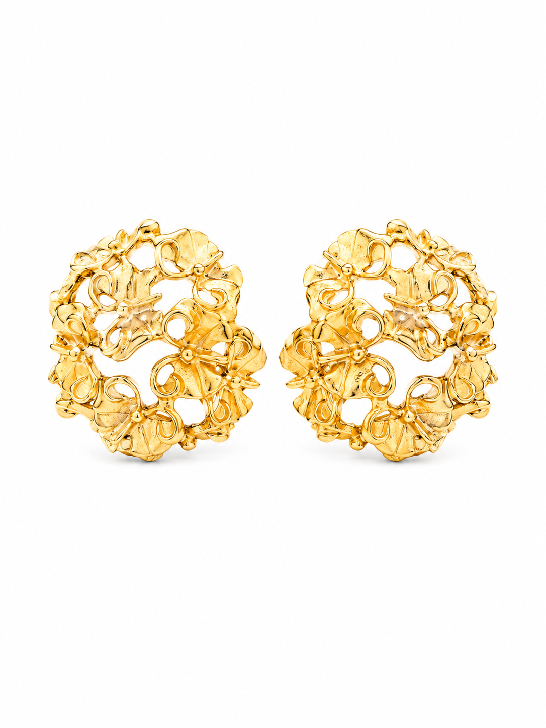 Aretes Baroque Gold