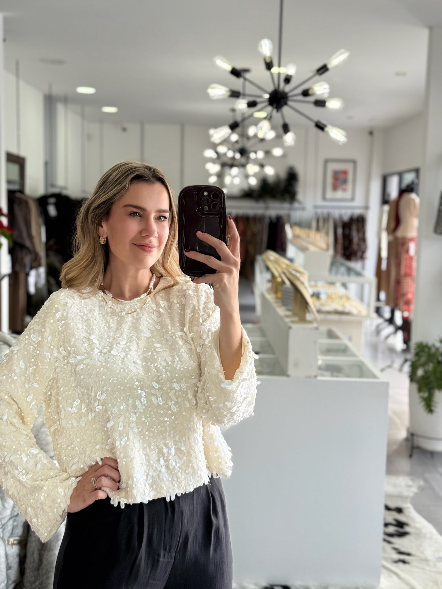 Suéter Lumière Sequin