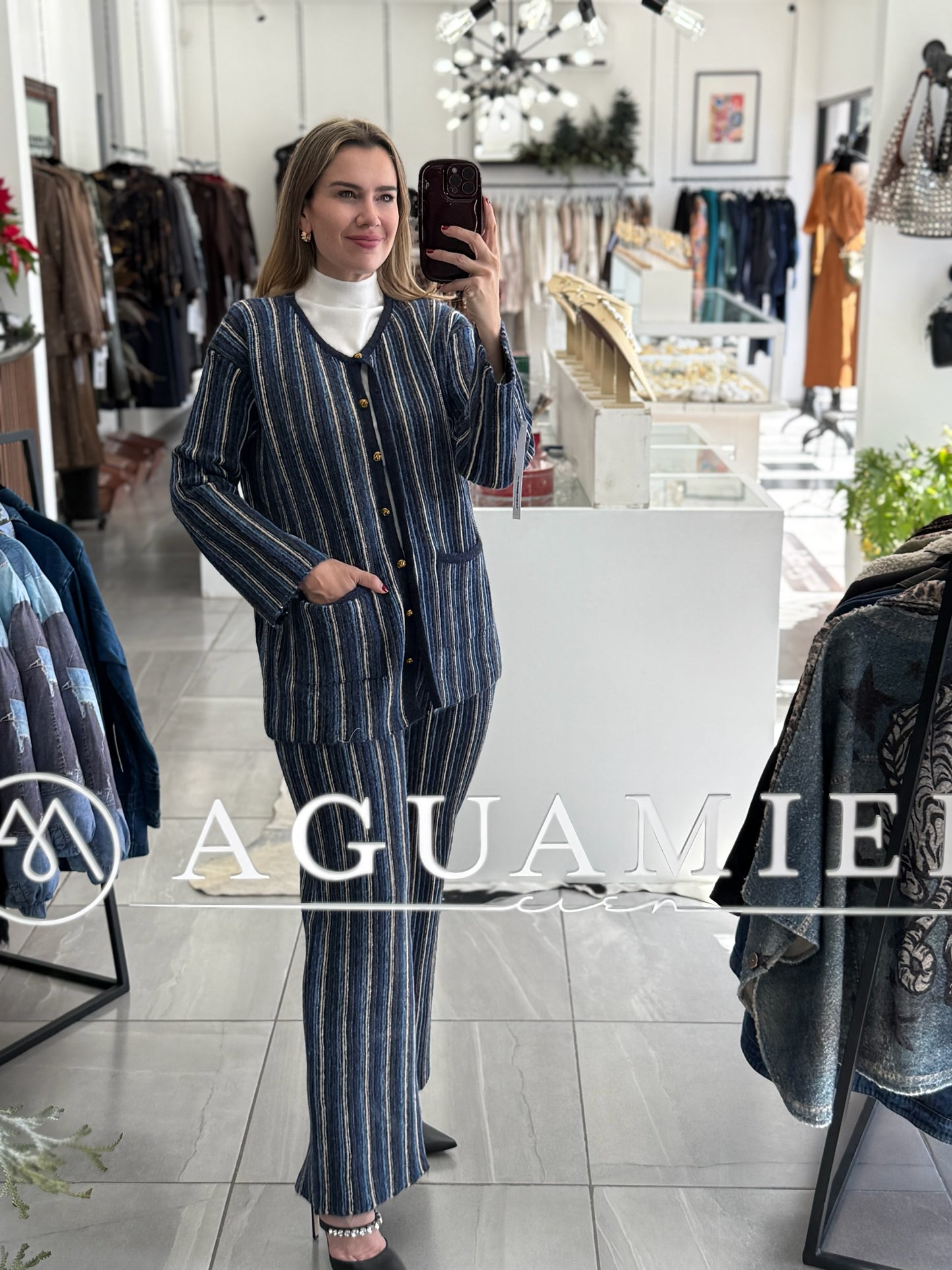 Set Knit “Coastal Lines”