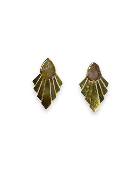 Aretes abanico