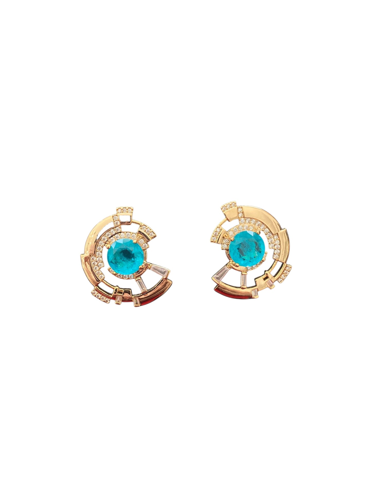 Aretes Circulo Azur