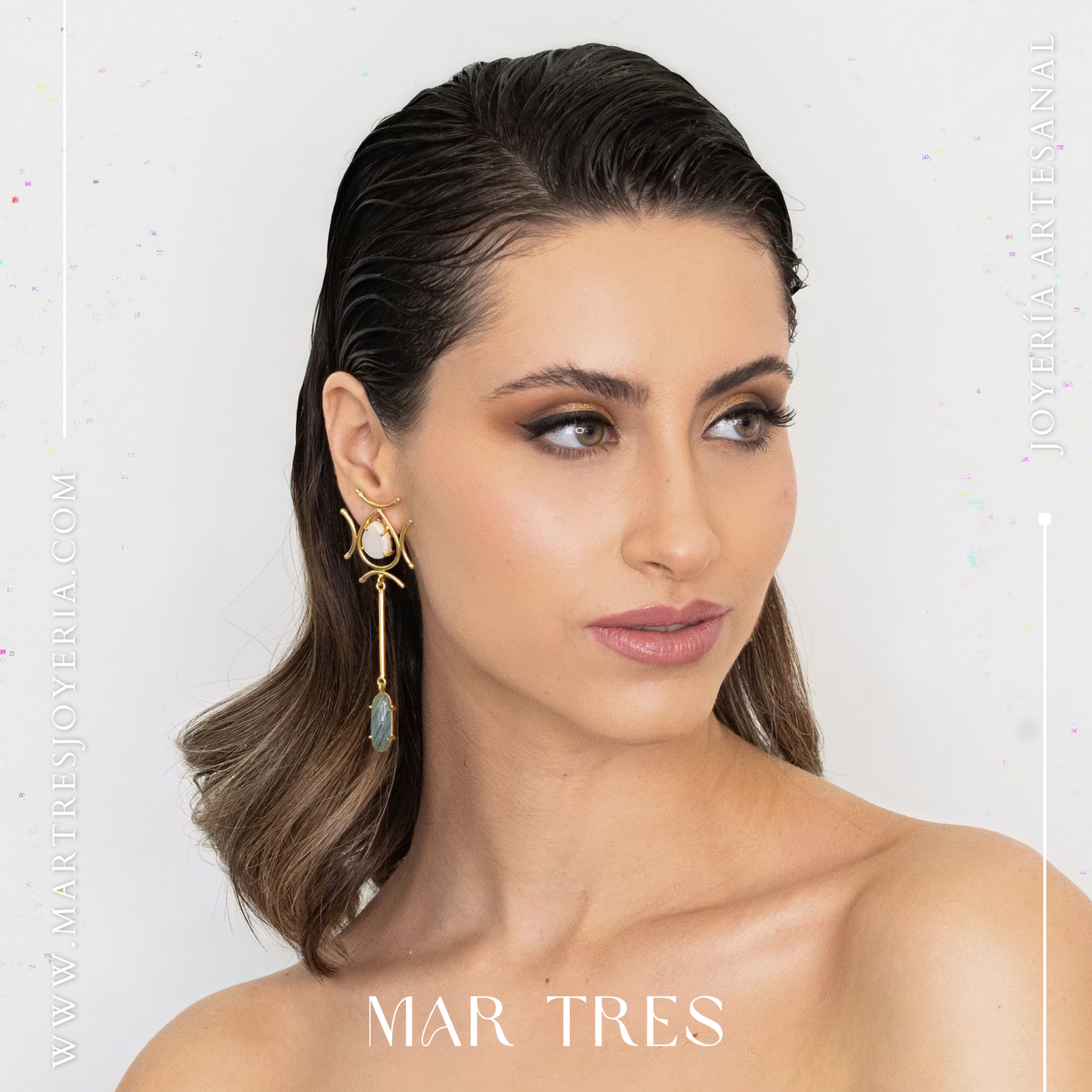 Aretes Místicos en Piedra Natural
