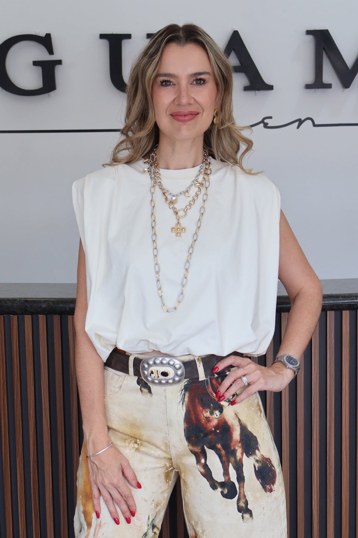 Ballon top blouse ivory
