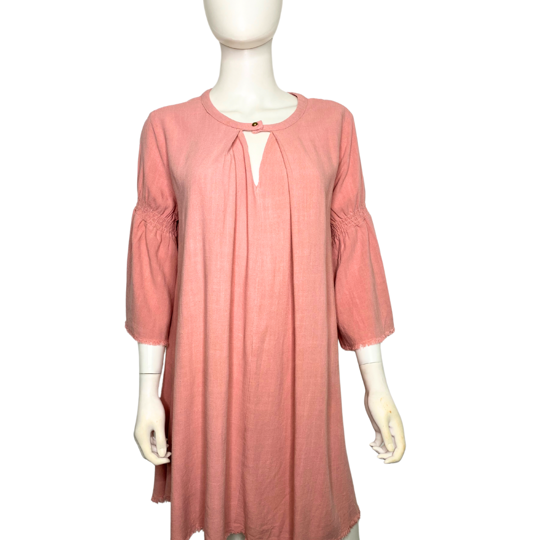 Vestido Boho Manga Larga