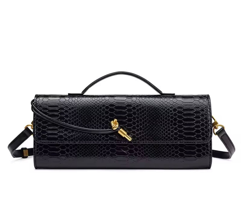 Snakeskin Clutch