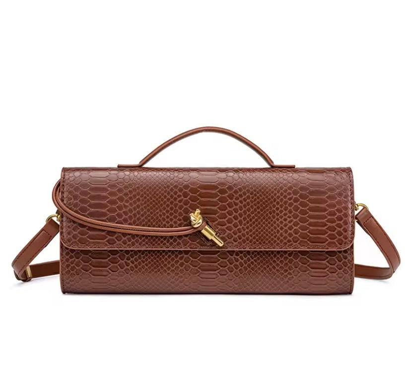 Snakeskin Clutch