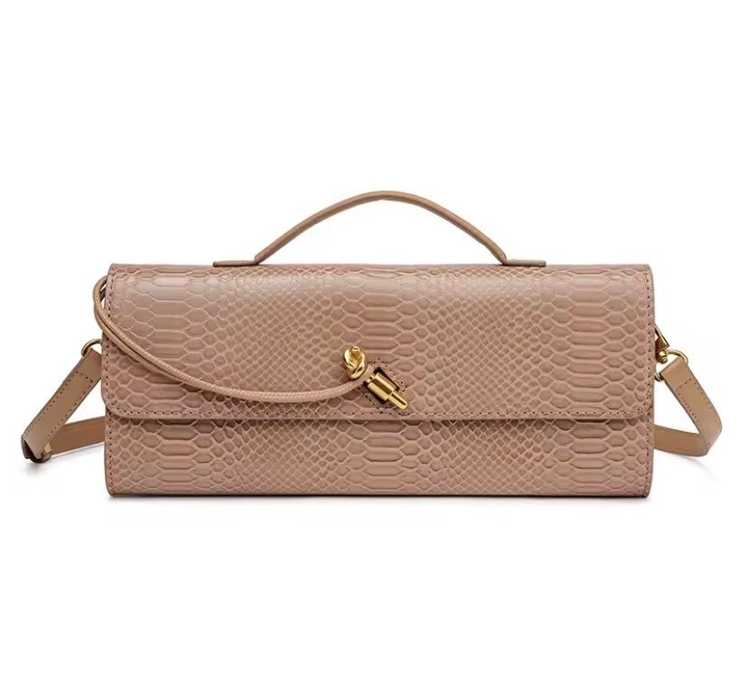 Snakeskin Clutch