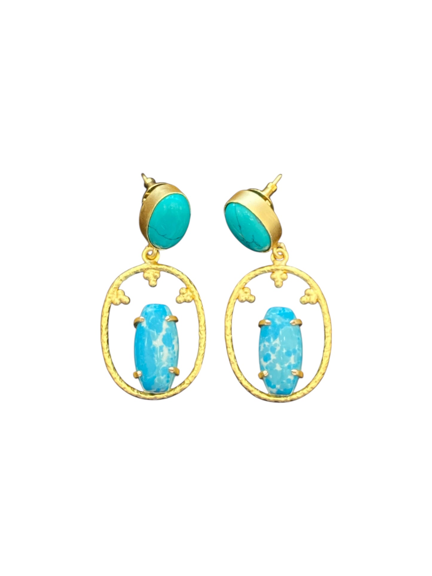 Aretes Ovalados Duo