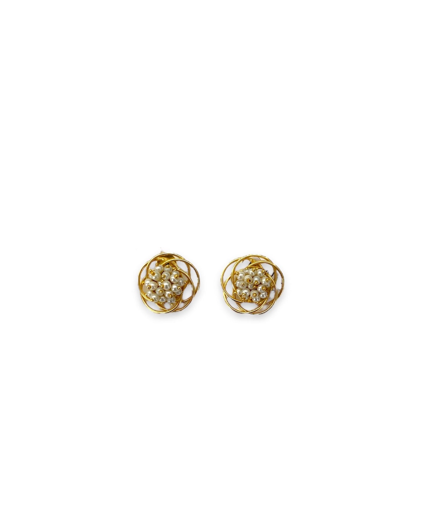Aretes Nido de Perlas
