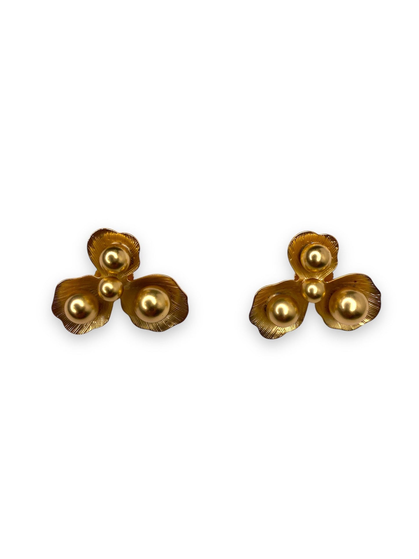 Aretes Flor Dorada