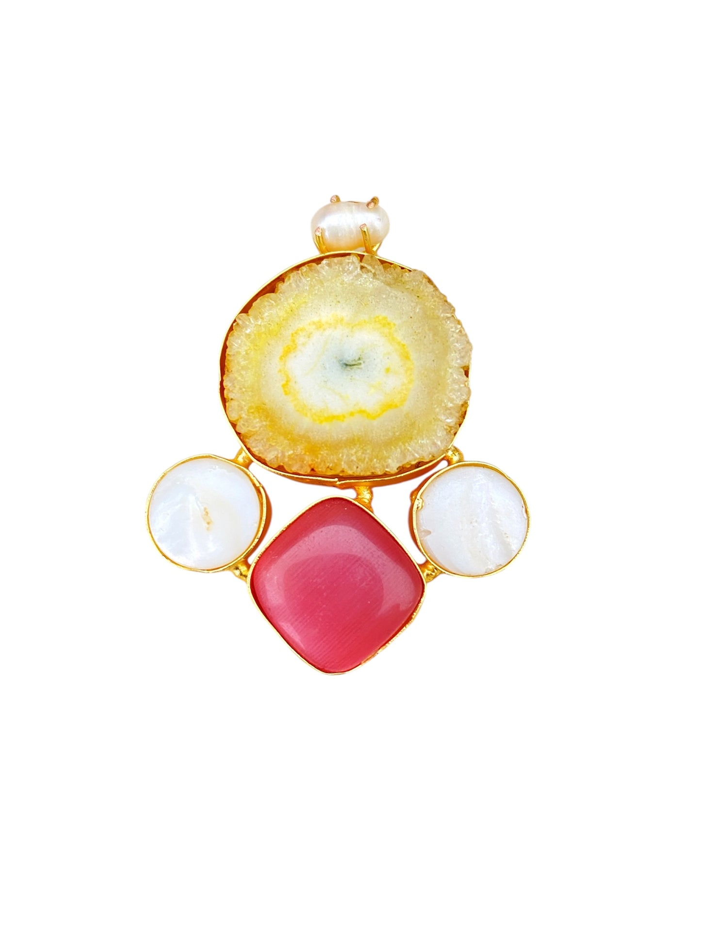 Anillo de Piedras Naturales