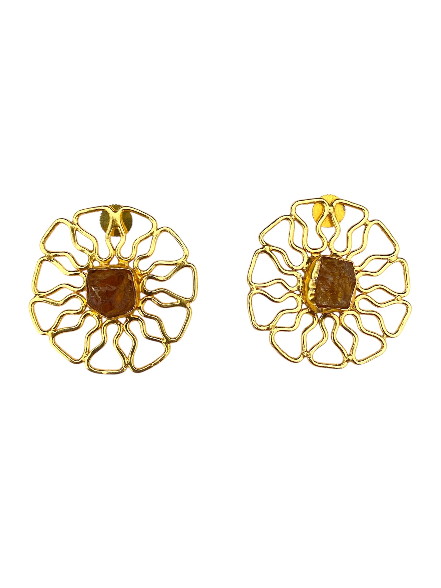 Aretes Flor Solar