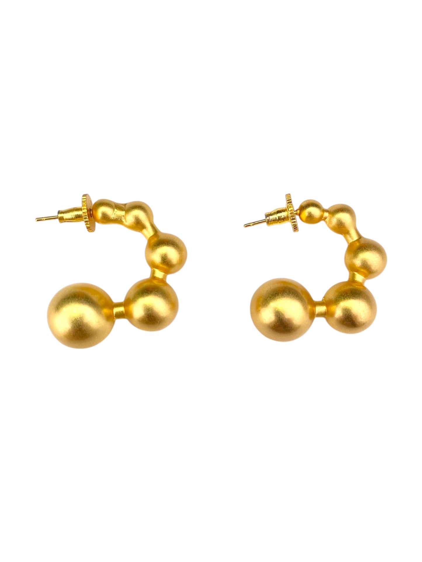 Aretes Golden Bubbles