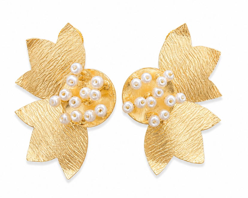Aretes Soft Pearl Petals