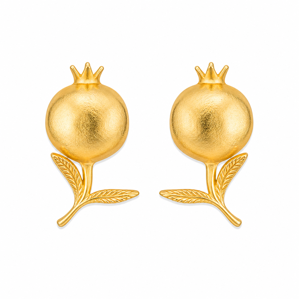 Aretes Golden Pomegranate