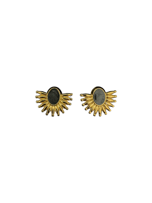 Aretes Mini Sol Dorado