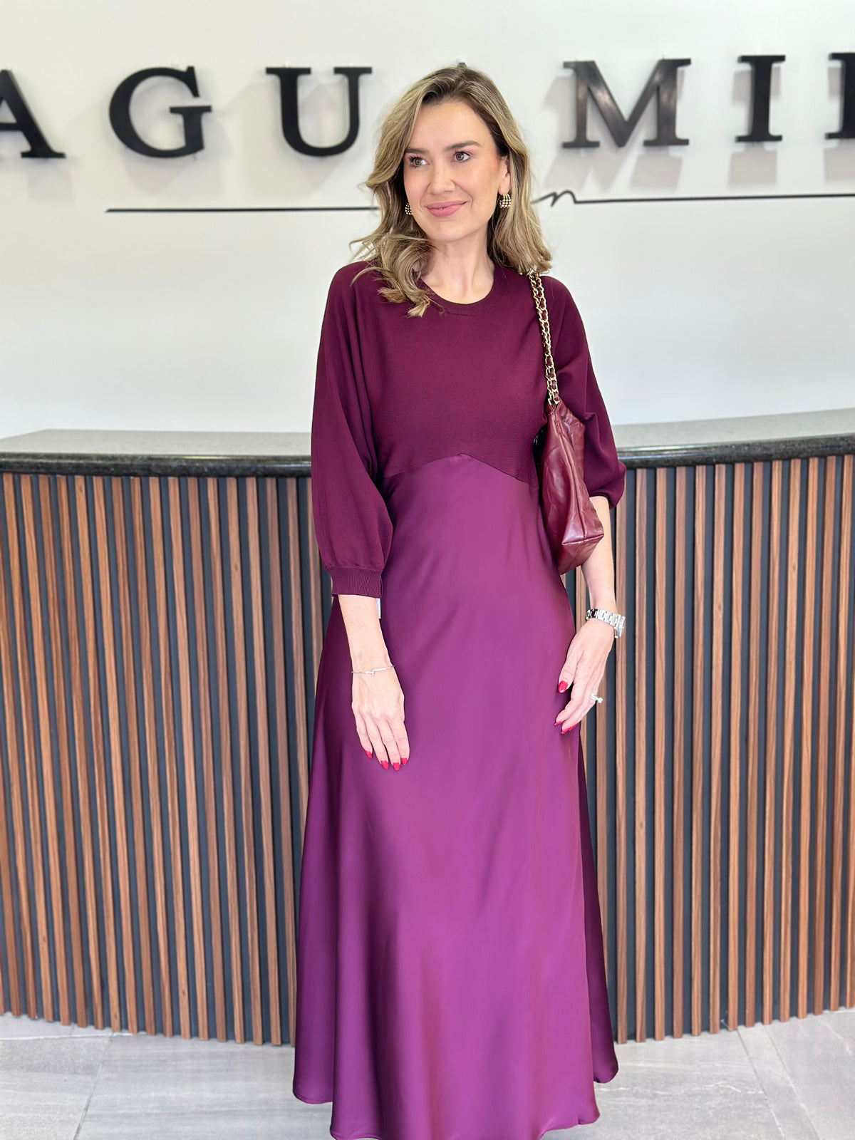 Vestido boysenberry