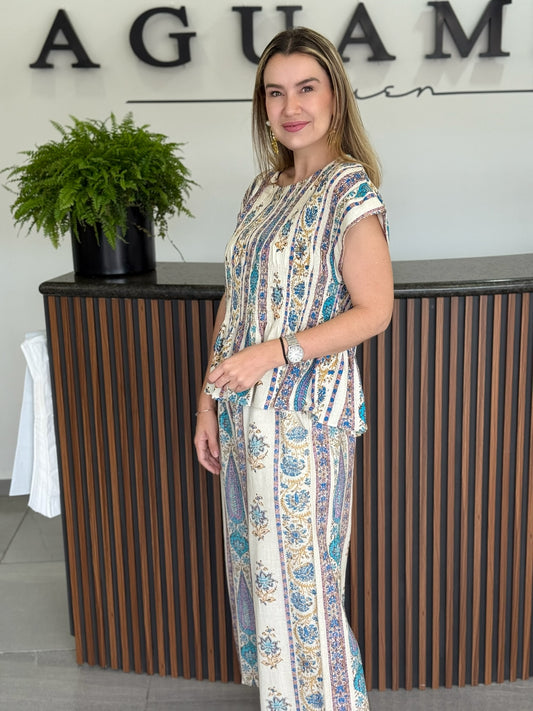 Conjunto Boho Stripe