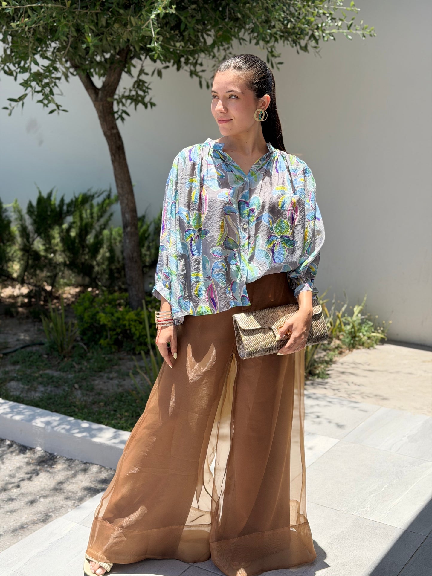 Blusa meadow bloom