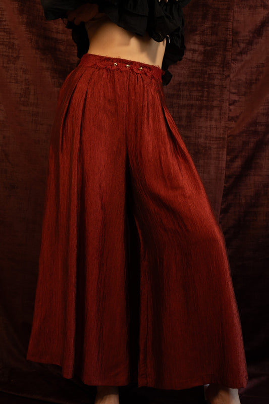 Pantalon burgundy