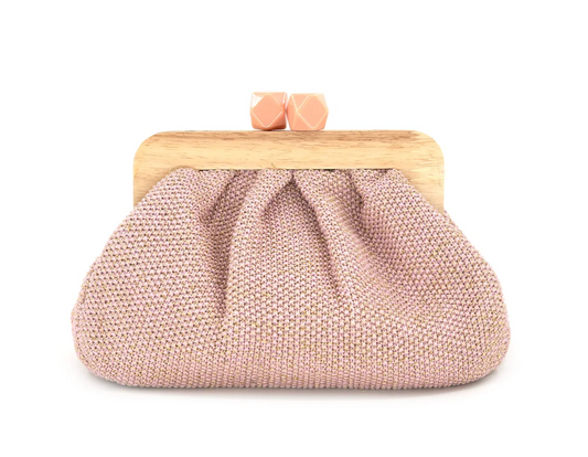 Clutch Rosa Madera