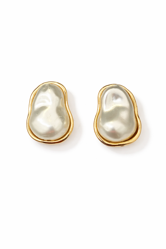 Aretes Perla Orgánica