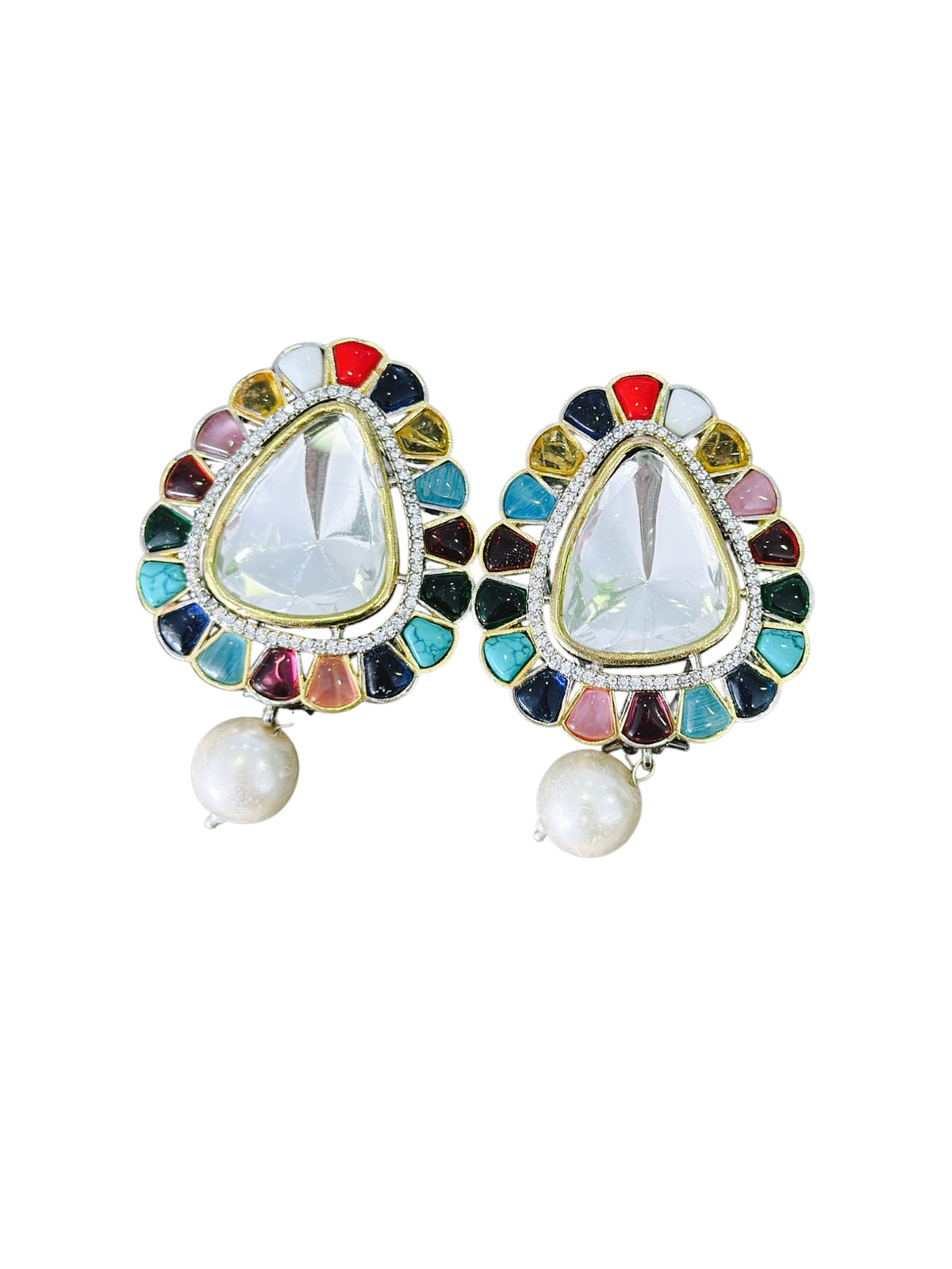 Aretes Rainbow Pearl