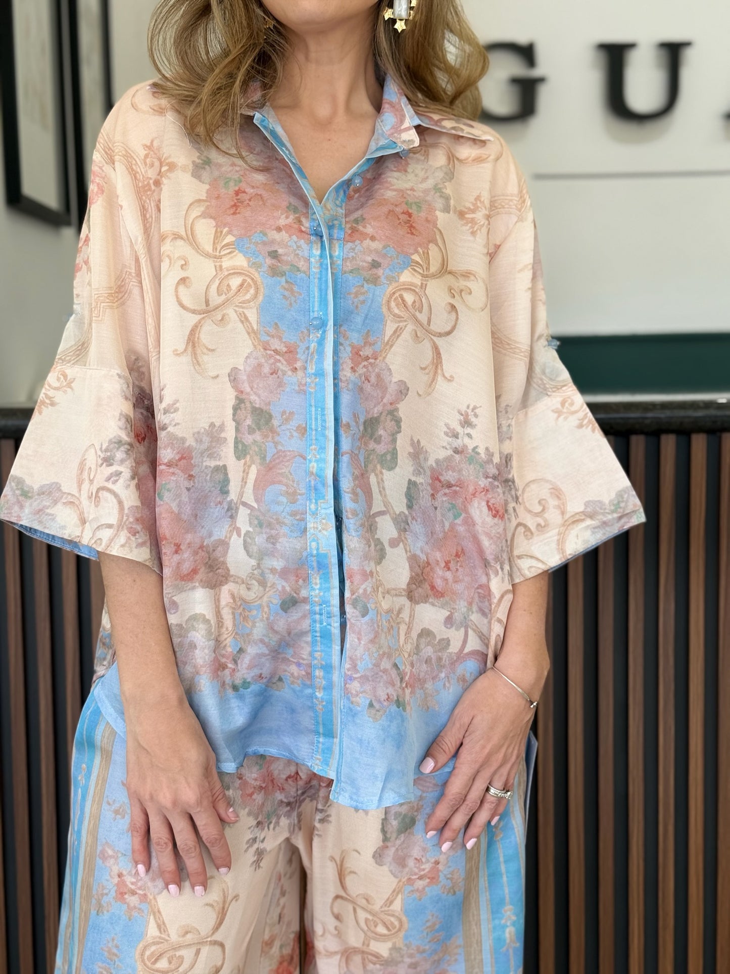 Set beige tribal celeste