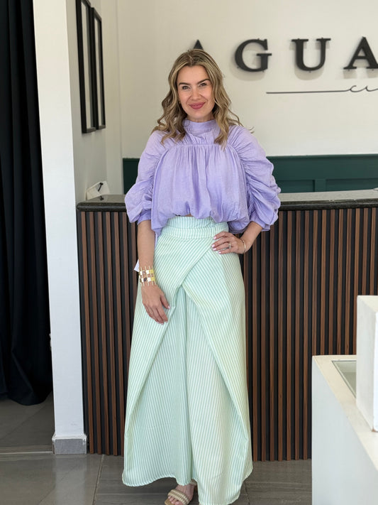 Pantalon Doble Petrina Rayado