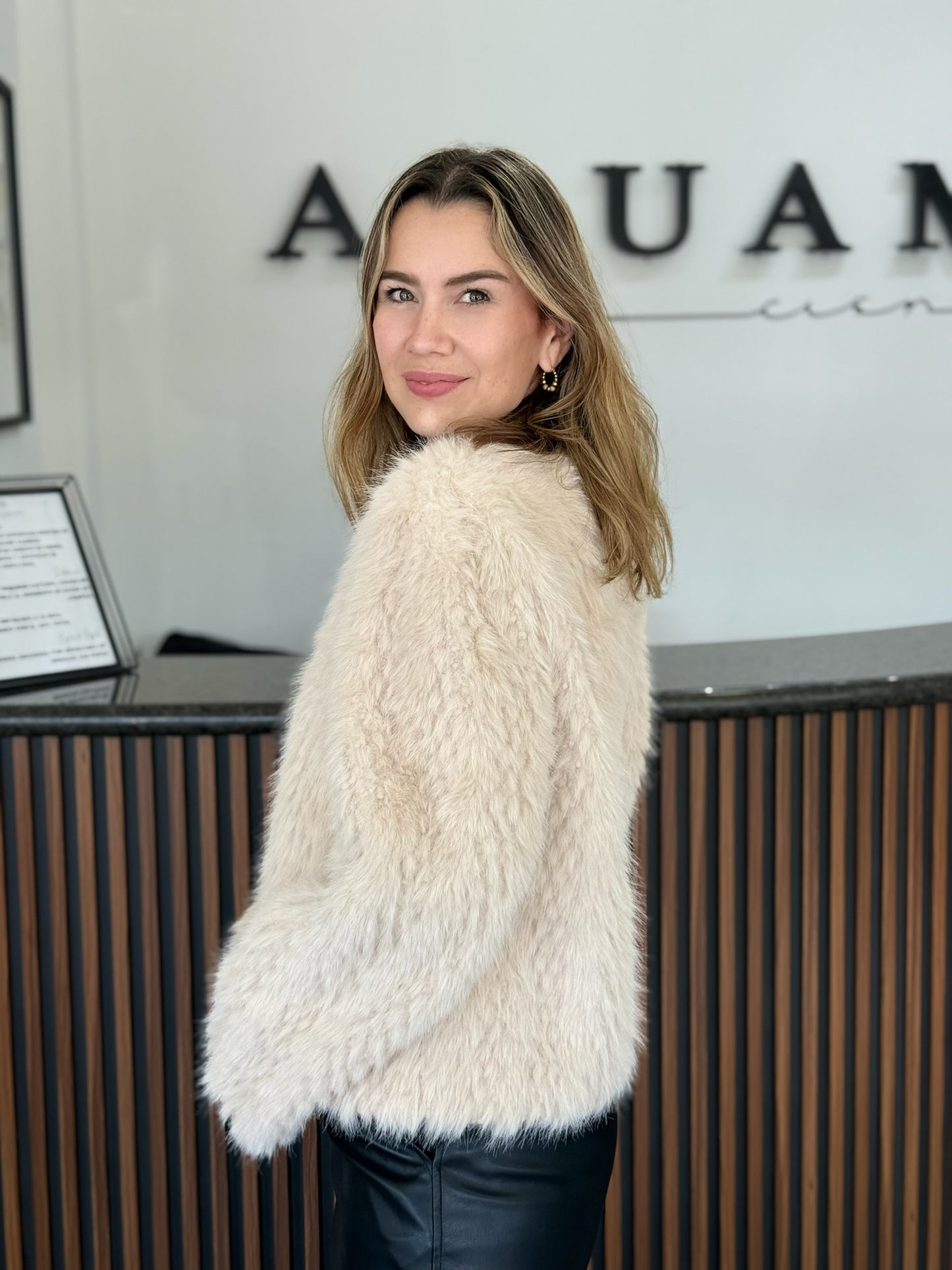 Chamarra Peluche Corta