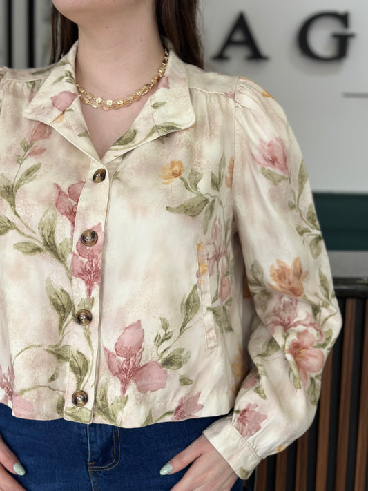 Blusa flores colores