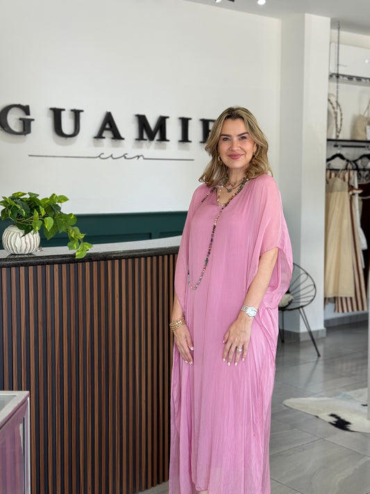Vestido rosa italiano