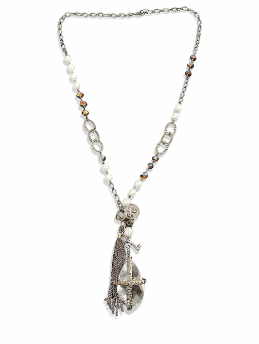 Collar Cristal Vintage Tassel