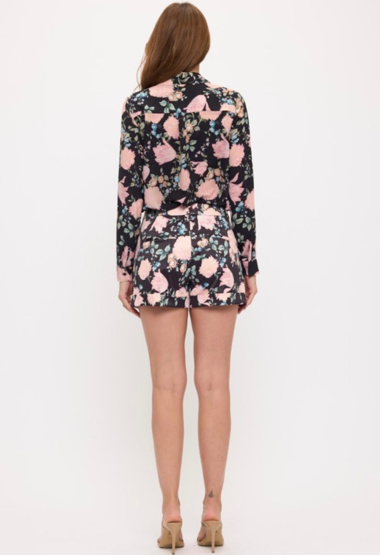 Conjunto Floral Noir