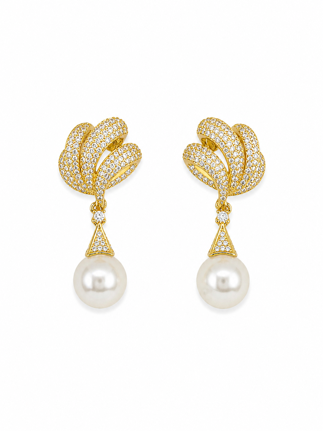 Aretes Pearl Drop Glow