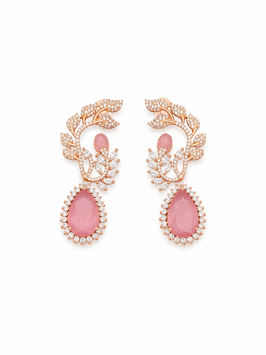 Aretes Blush Garden Drop