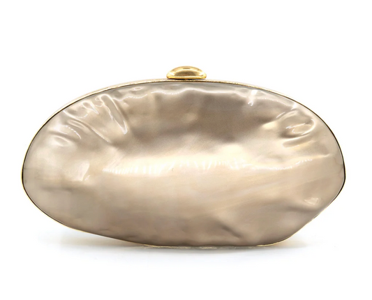 Bolsa Clutch Brown Shine