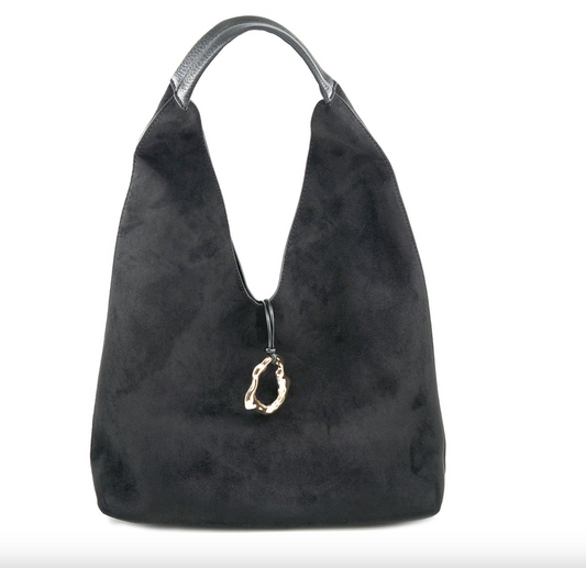 Noir Suede Bag