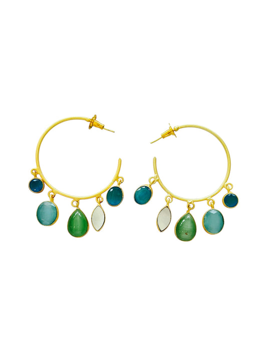 Aretes Argolla Charm