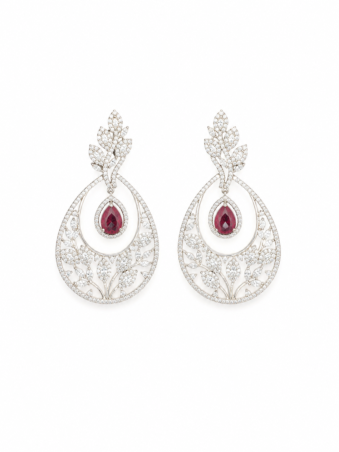 Aretes Ruby Garden Luxe